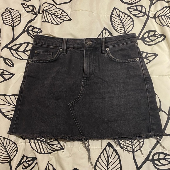 BDG Black Denim Mini Skirt - Picture 3 of 4